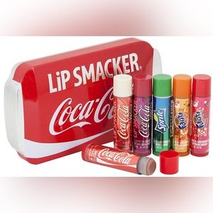 NWT Lip Smacker Collectible Iconic Coca-Cola Tin Collection Gift Pack of 6🥤👄💄